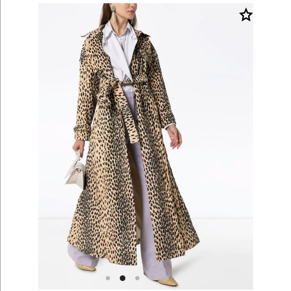 Jacquemus leopard coat size FR 40 size 8 NWT